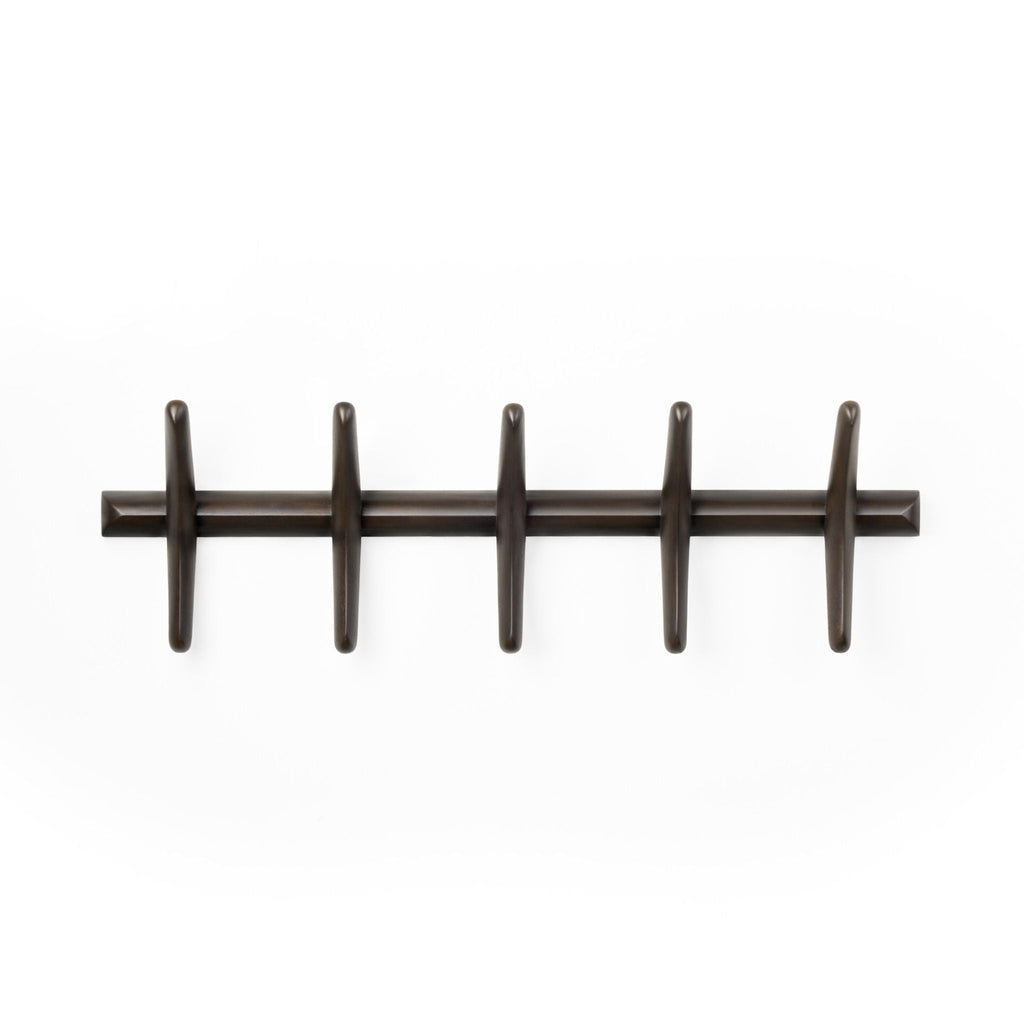 PI Wall Coat Rack, Mohagany Brown - Sage InteriorsethnicraftDecor