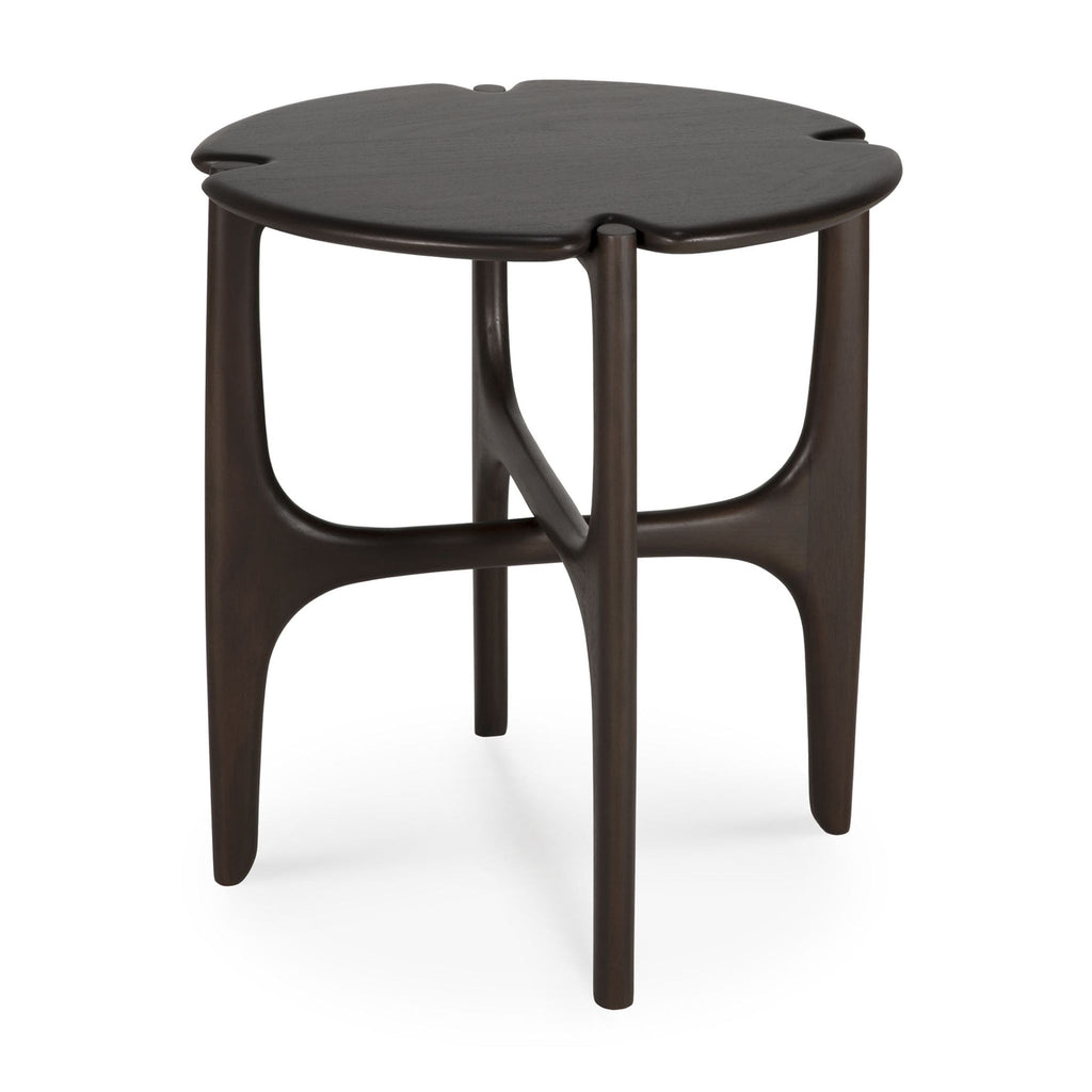 PI Side Table, Mahogany Dark Brown