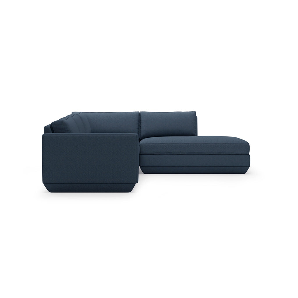 Podium 4PC Lounge Sectional A - Right Facing - Sage InteriorsgusSectional