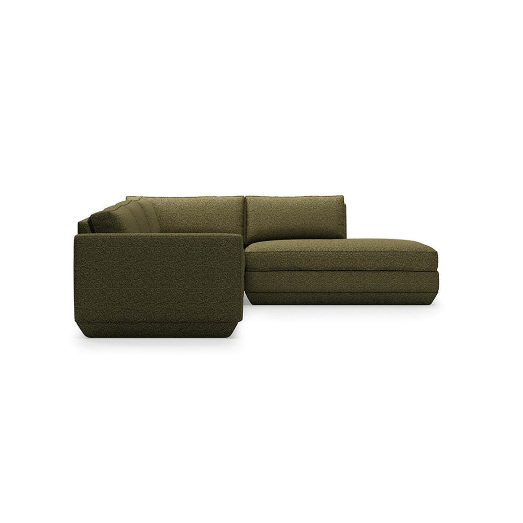 Podium 4PC Lounge Sectional A - Right Facing - Sage InteriorsgusSectional