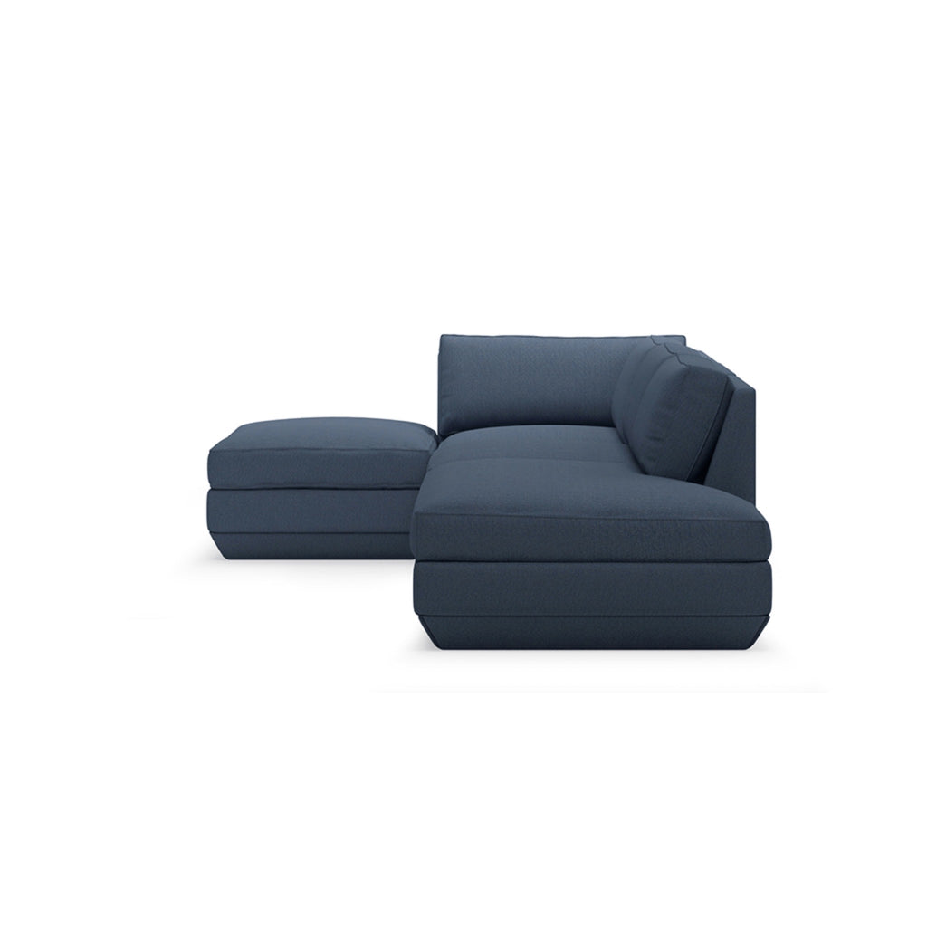 Podium 4PC Lounge Sectional B - Left Facing - Sage InteriorsgusSectional