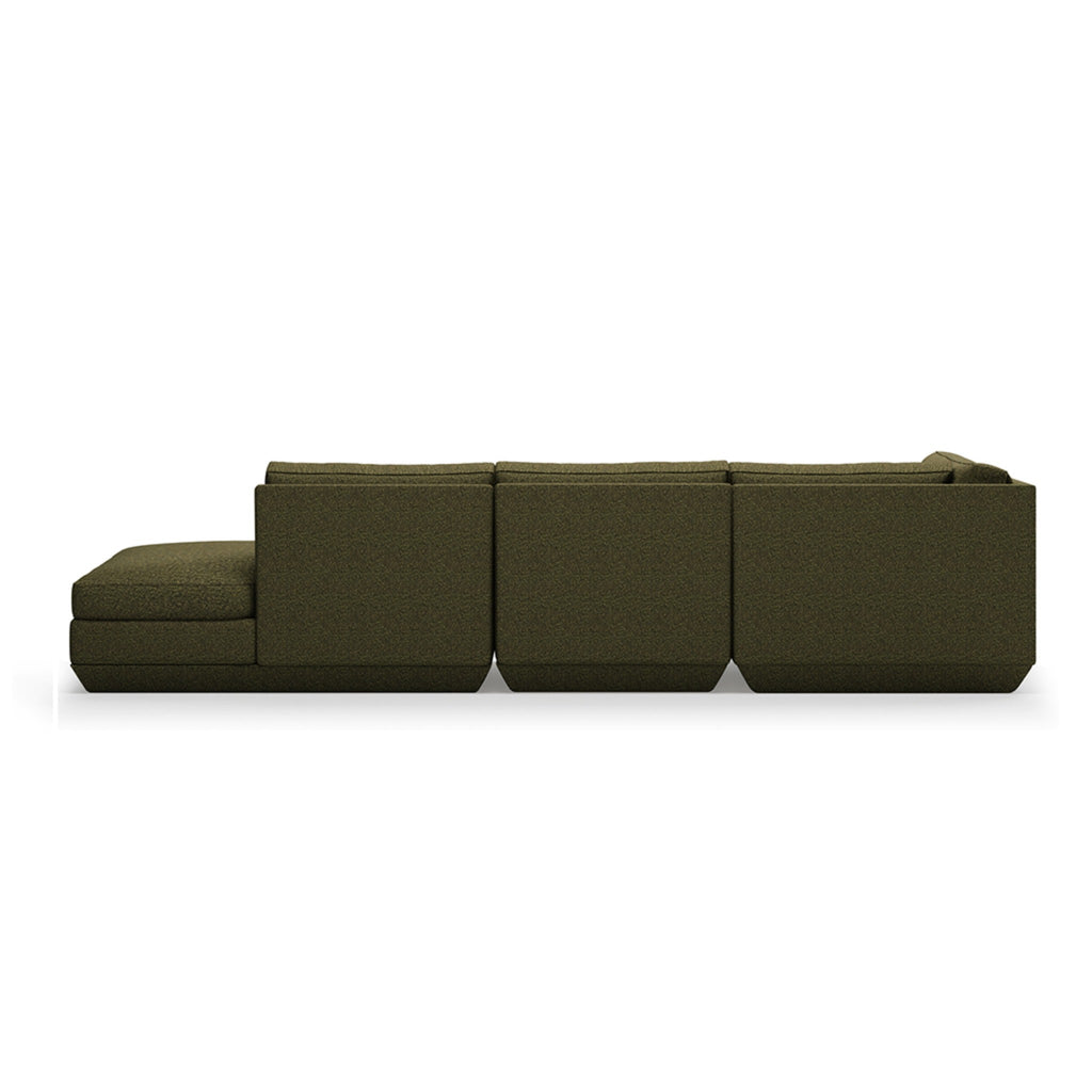 Podium 4PC Lounge Sectional B - Left Facing - Sage InteriorsgusSectional