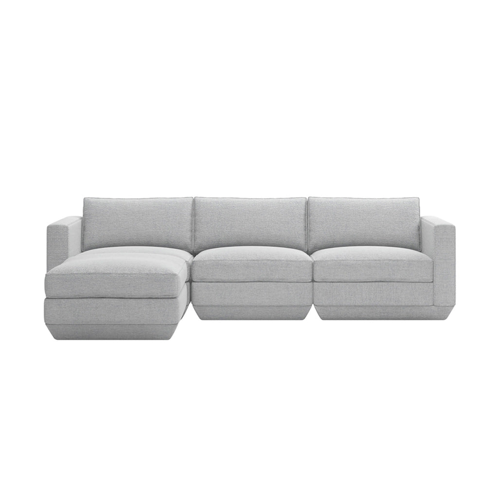 Podium 4PC Sectional - Left Facing - Sage InteriorsgusSectional