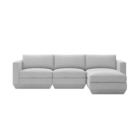 Podium 4PC Sectional - Right Facing - Sage InteriorsgusSectional