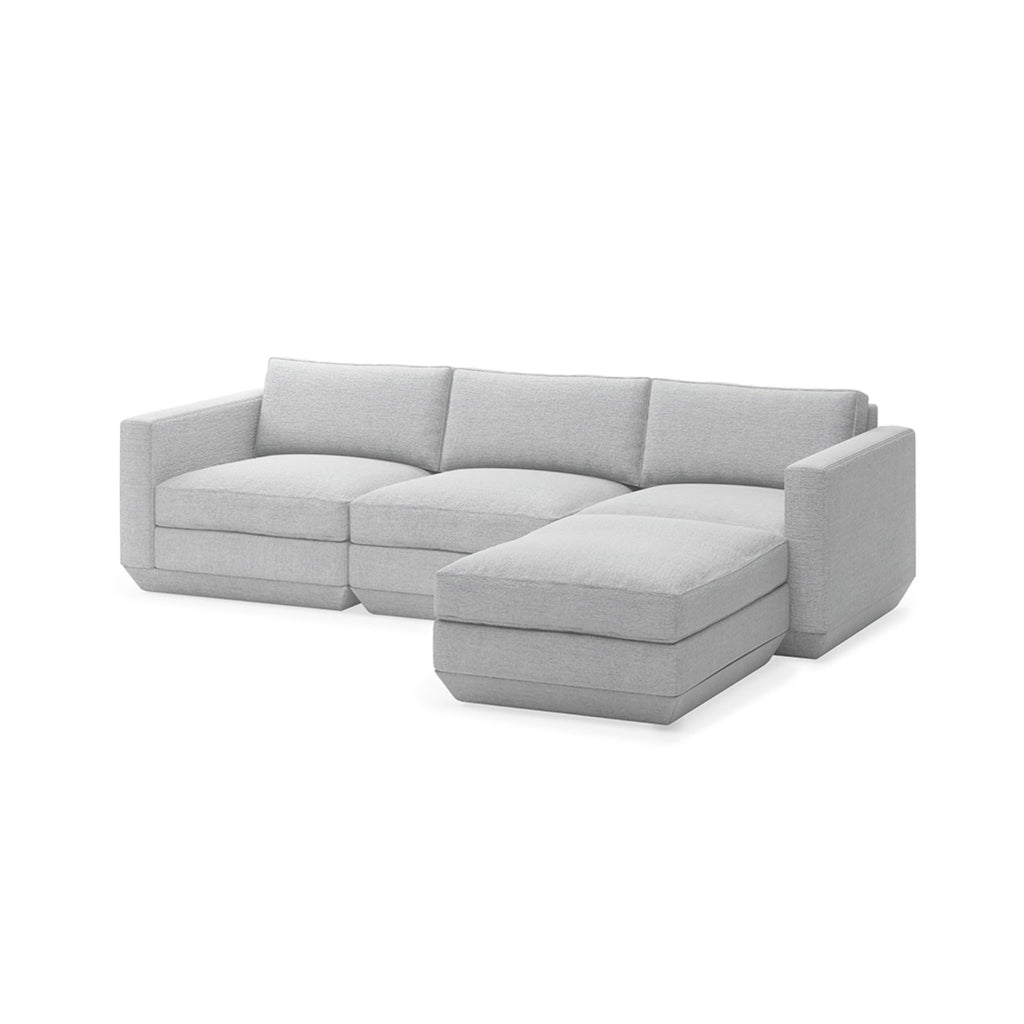 Podium 4PC Sectional - Right Facing - Sage InteriorsgusSectional