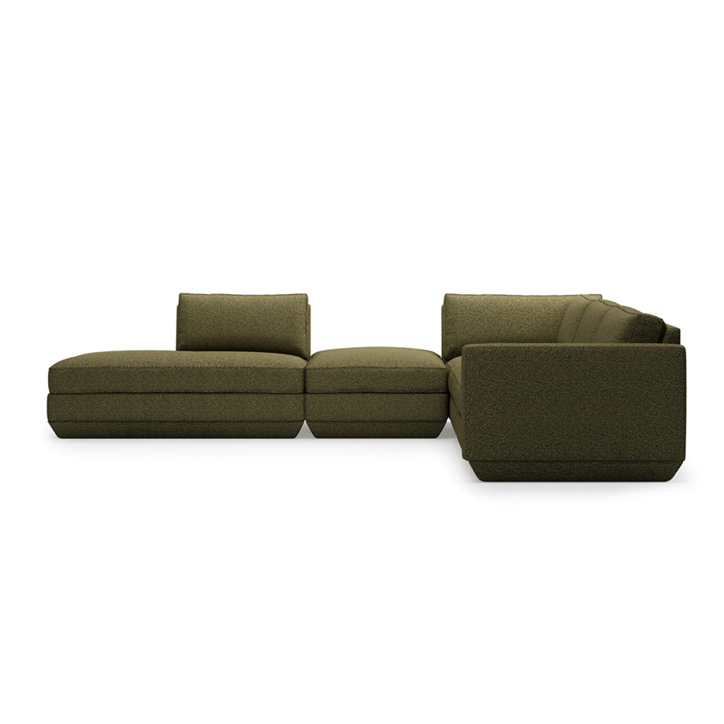 Podium 5PC Seating Group - Left Facing - Sage InteriorsgusSectional