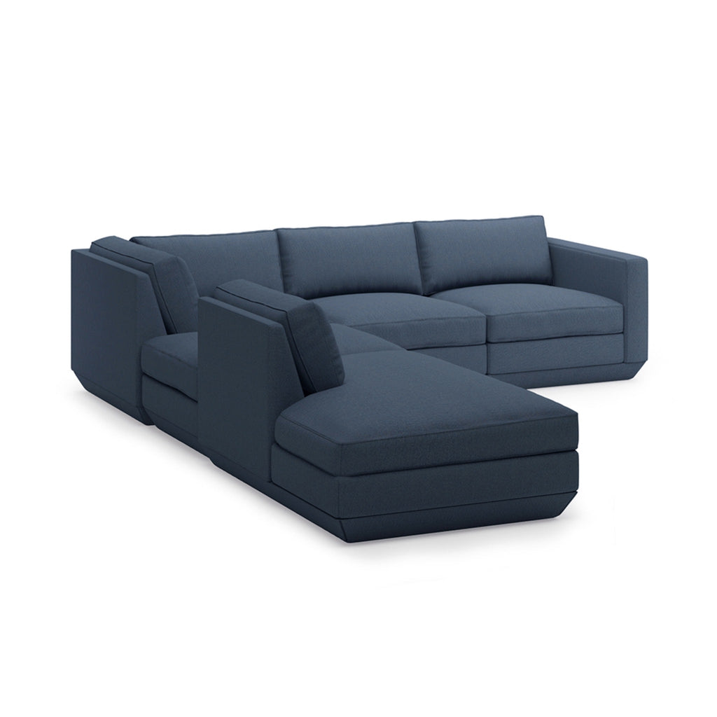 Podium 5PC Seating Group - Left Facing - Sage InteriorsgusSectional