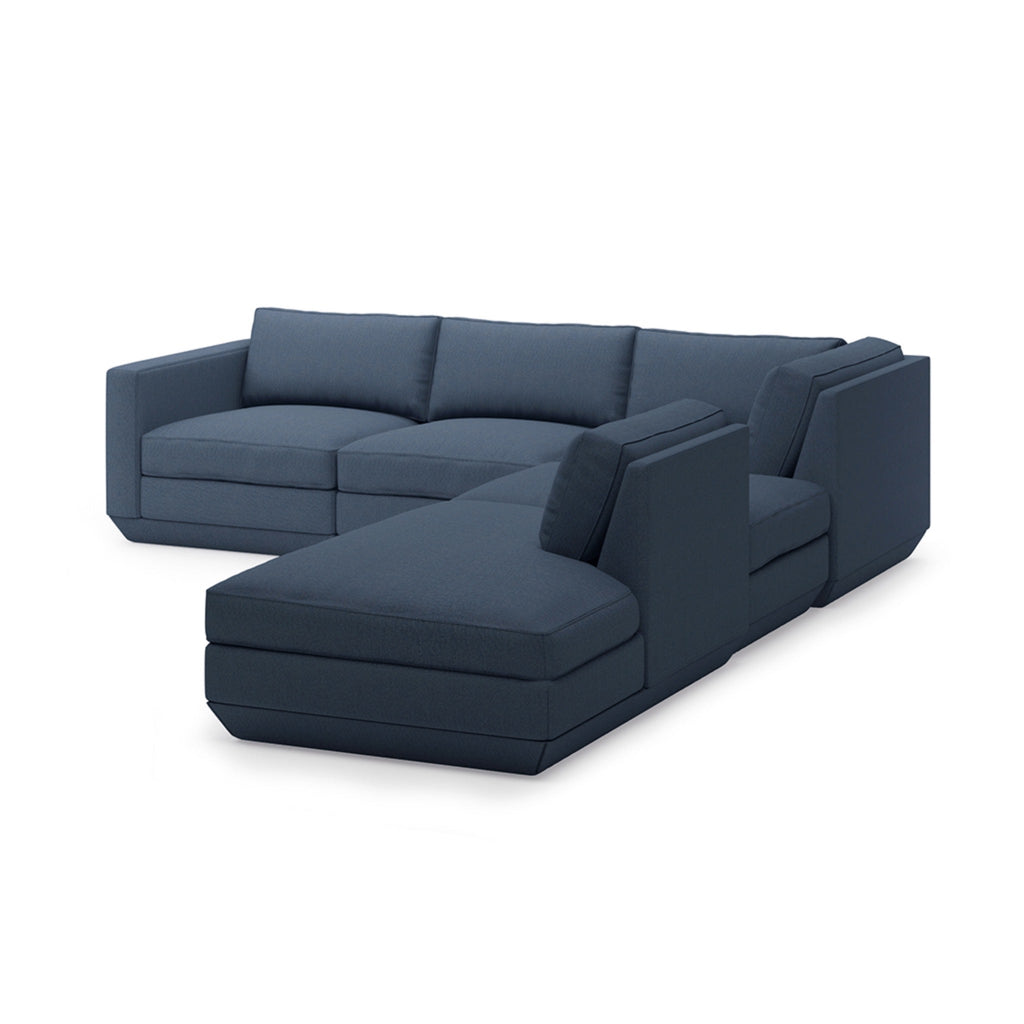 Podium 5PC Seating Group - Right Facing - Sage InteriorsgusSectional