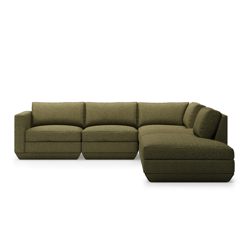 Podium 5PC Seating Group - Right Facing - Sage InteriorsgusSectional