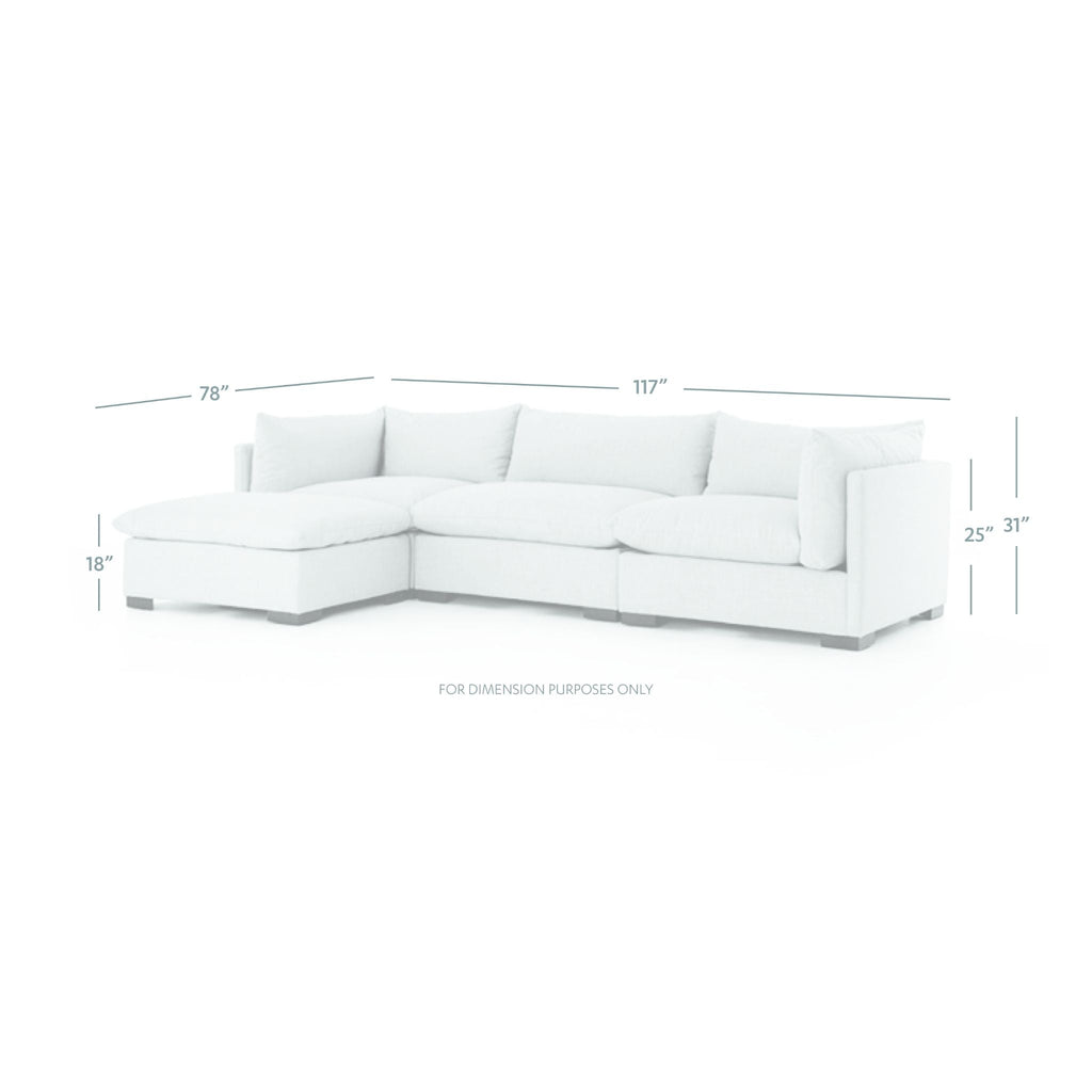 Portland 3PC Sectional - Sage InteriorsFH