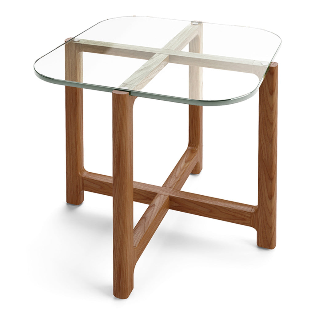 Quarry End Table with Walnut Base - Sage InteriorsgusEnd Table