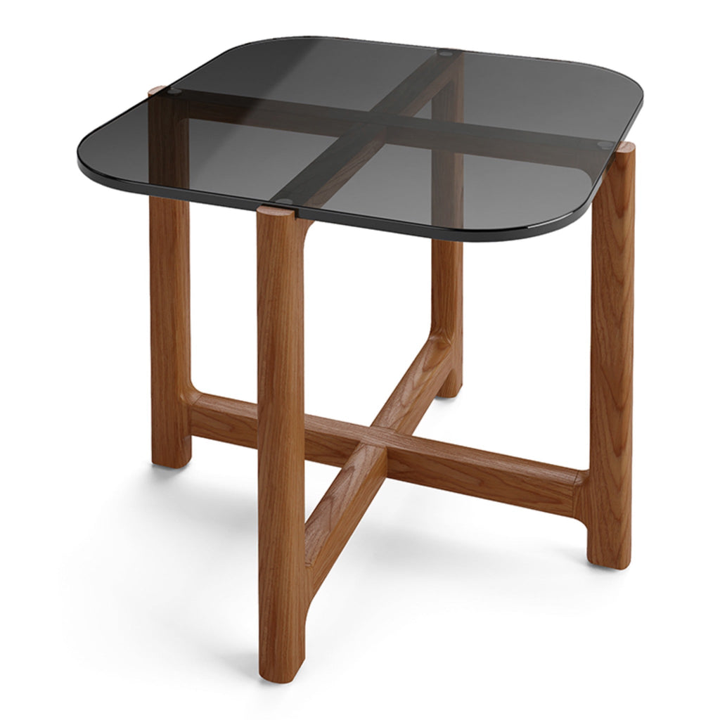 Quarry End Table with Walnut Base - Sage InteriorsgusEnd Table