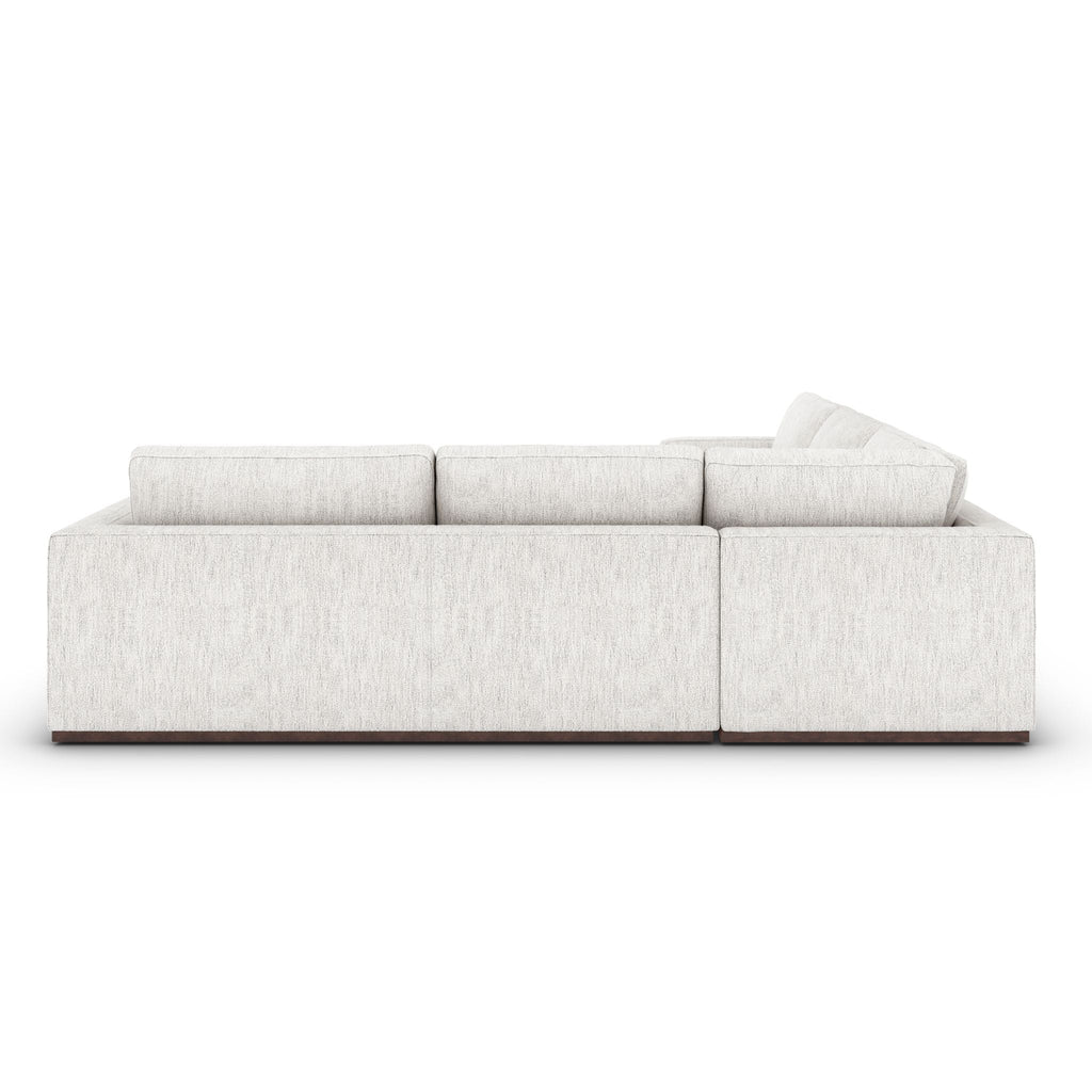 Queen Anne 3 Piece Sectional with Ottoman - Sage InteriorsFHSectional