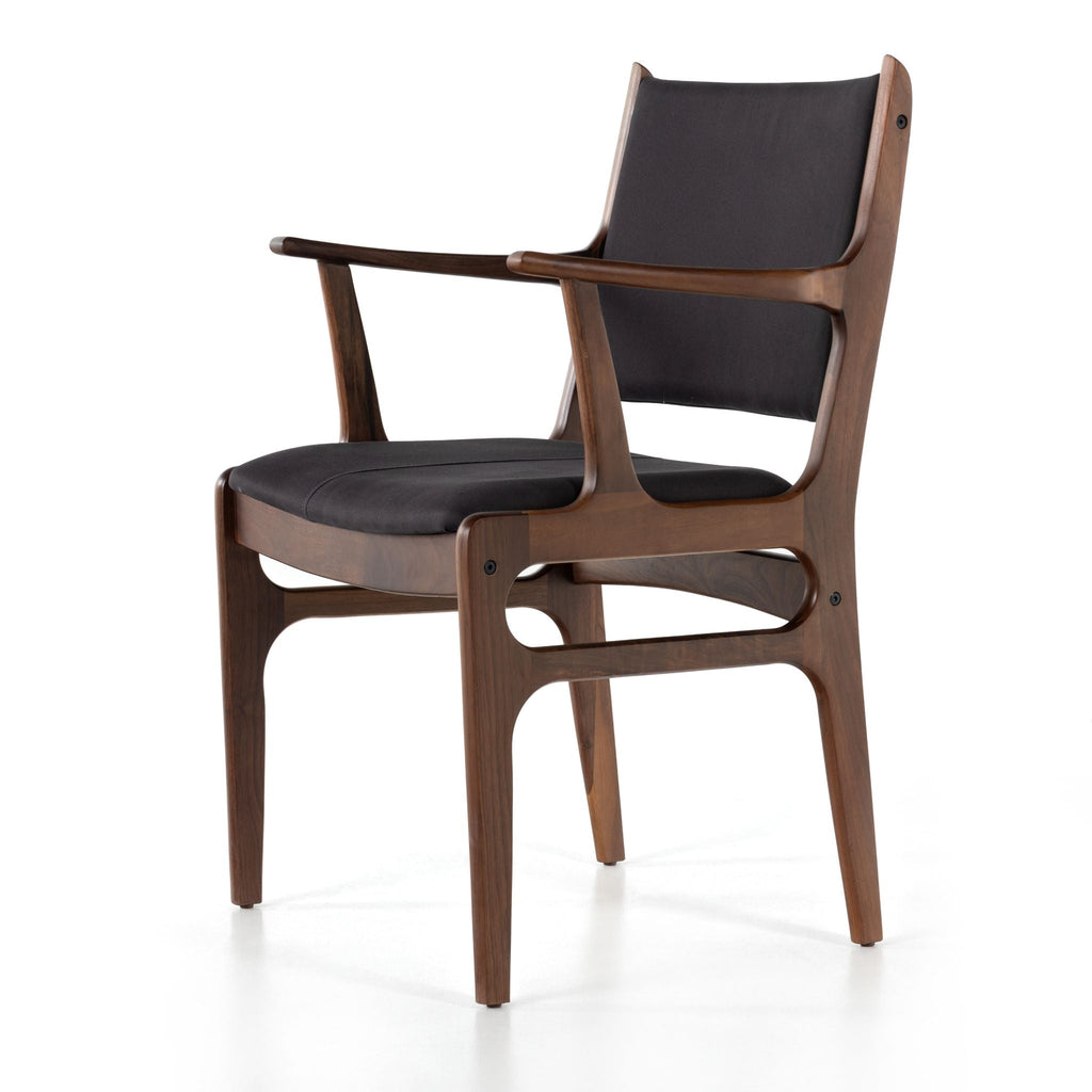 Reacher Dining Chair, Dark Blue Canvas - Sage InteriorsFHChair