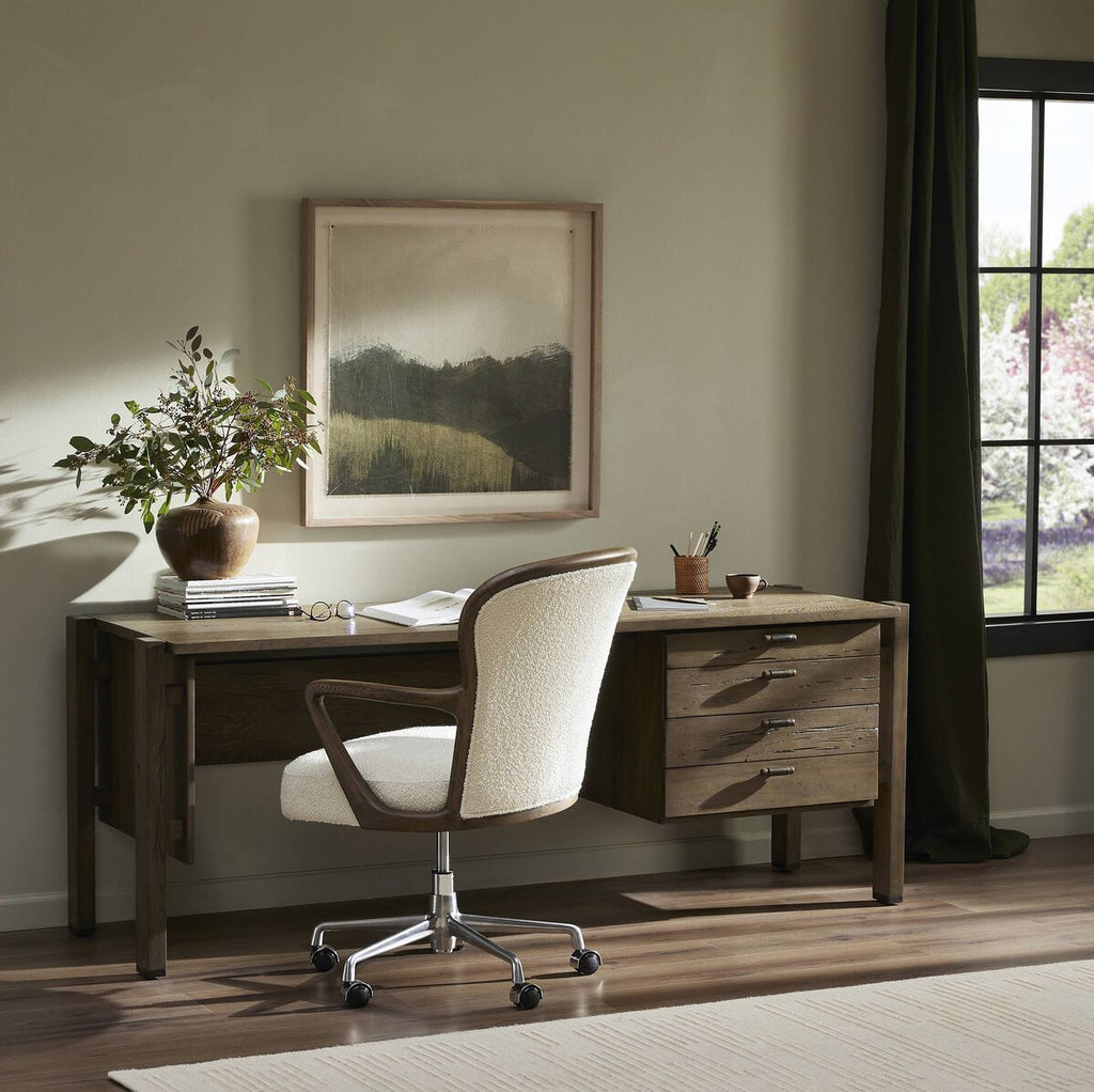 Reclaimed French Oak Marcela Desk - Sage InteriorsFour Handsdesk