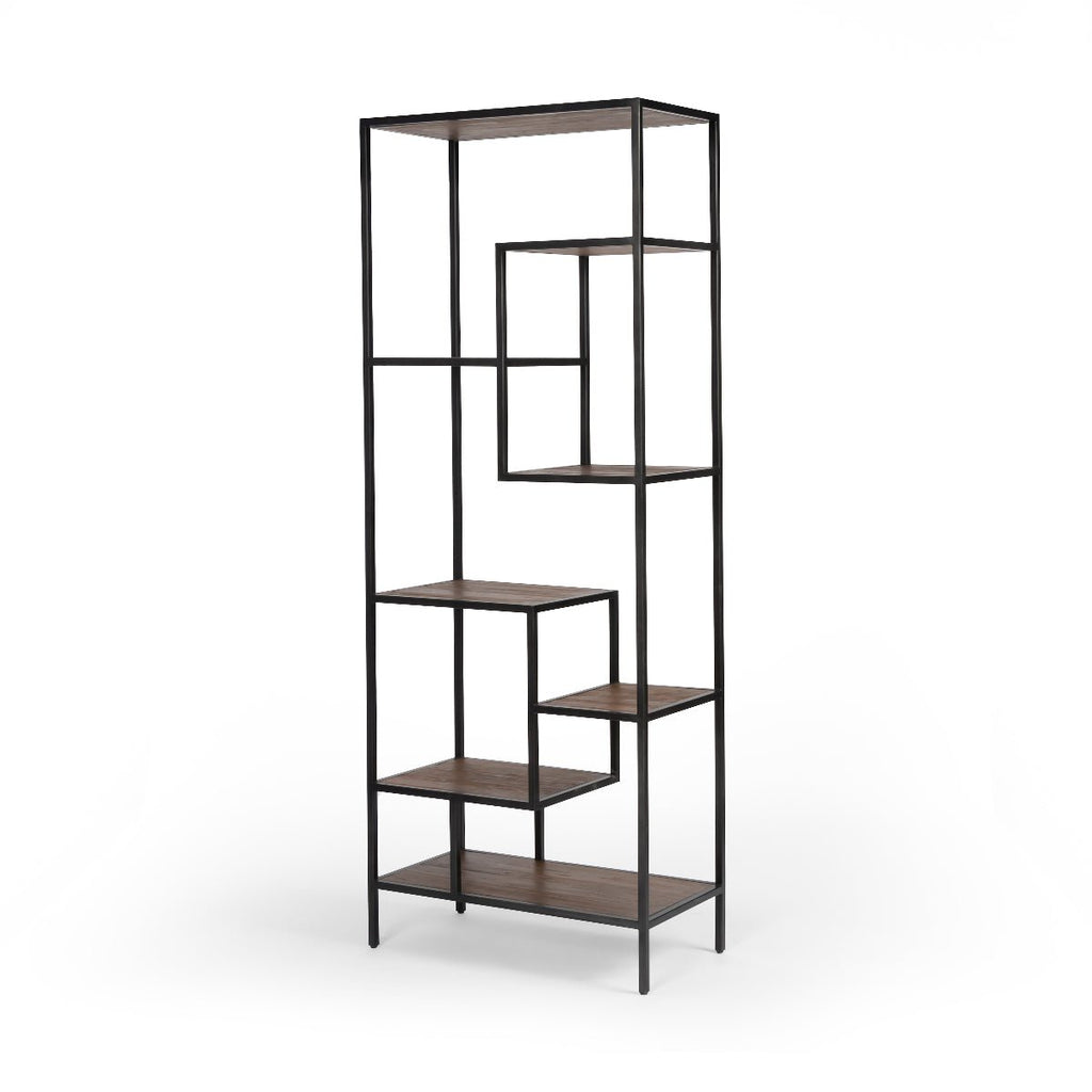 Reclaimed Symmetry Bookshelf - Sage InteriorsFH