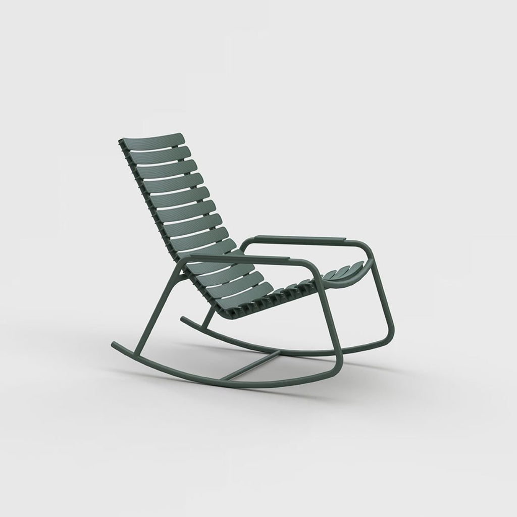 ReCLIPS Rocking Chair in Mono Color with Aluminum Armrests - Sage InteriorsHoueAccent Chair