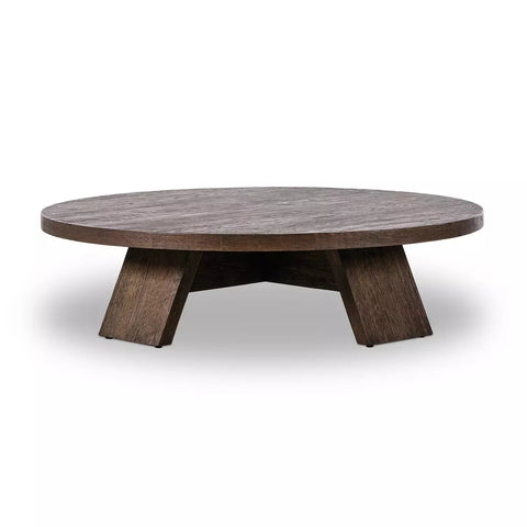 Resawn Oak Round Coffee Table - Sage InteriorsFour Handscoffee table