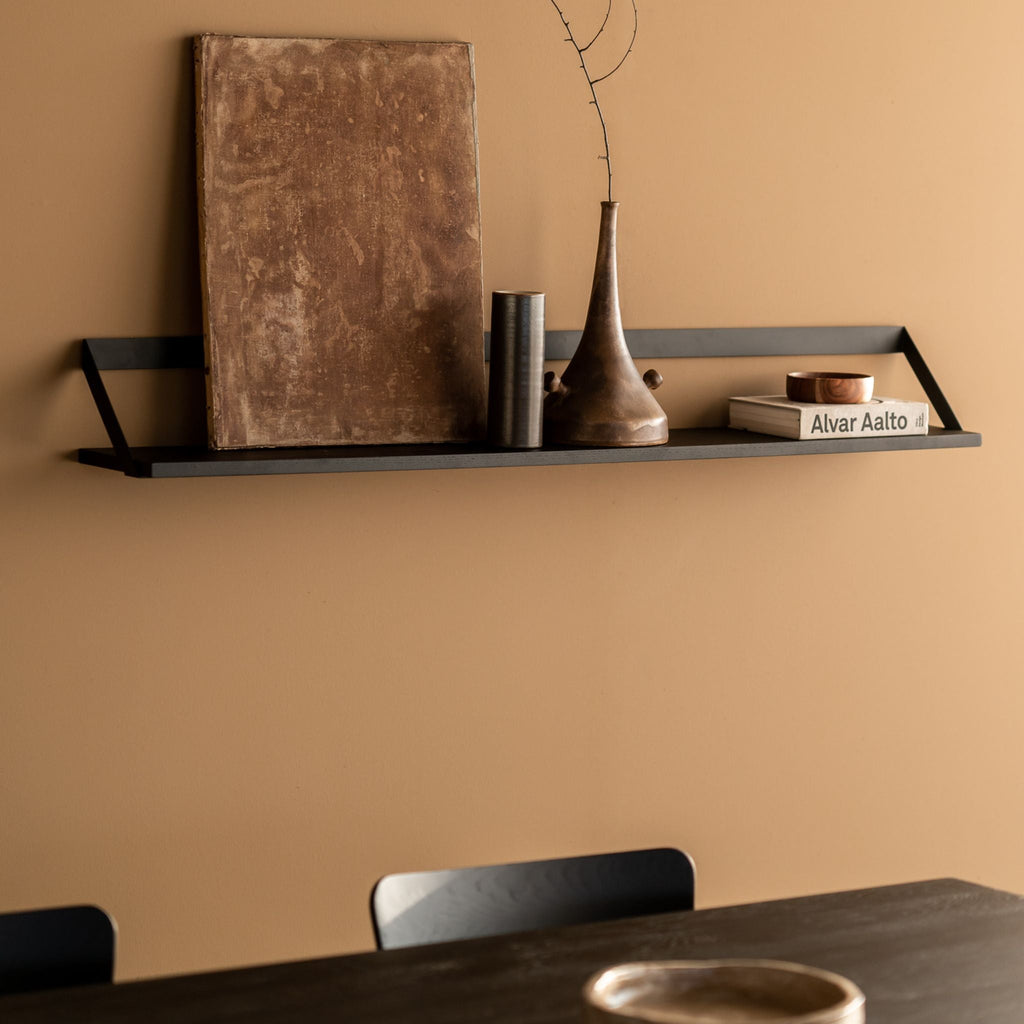 Ribbon Shelf, Black Oak - Sage InteriorsethnicraftDecor