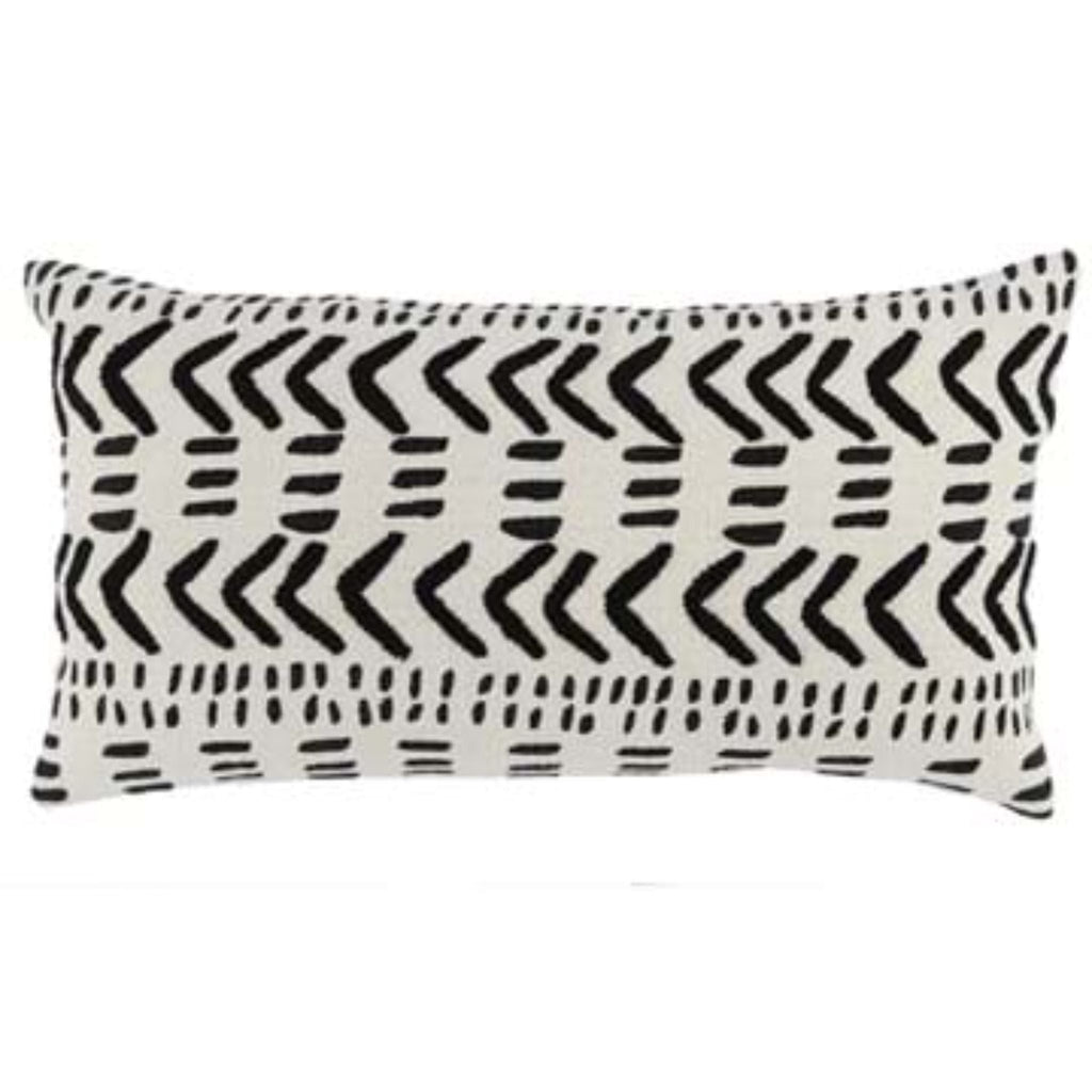 RM Cadiz Ivory/Black 14x26 Pillow - Sage InteriorsClassic Home