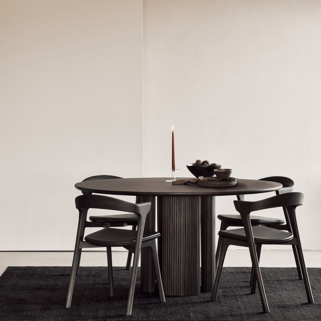 Roller Max Dining Table, Mahagony Dark Brown - Sage InteriorsEthnicraftDining Table