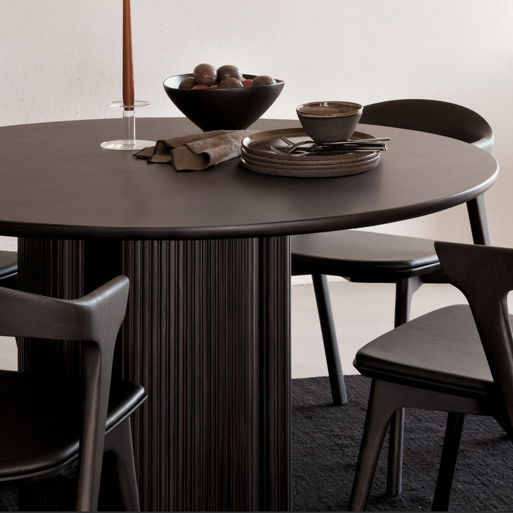 Roller Max Dining Table, Mahagony Dark Brown - Sage InteriorsEthnicraftDining Table