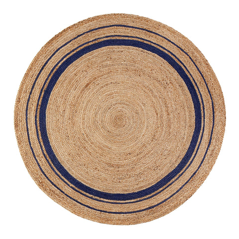 Round Ecru Midnight Jute Rug - Sage InteriorsTREE RUGS