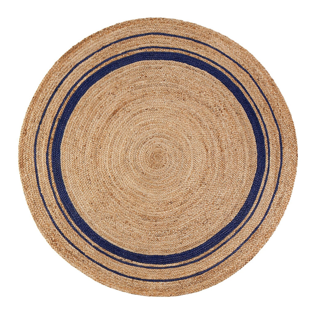 Round Ecru Midnight Jute Rug - Sage InteriorsTREE RUGS