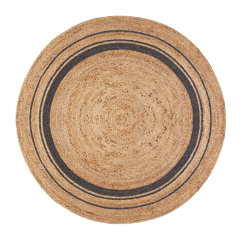 Round Ecru Mist Jute Rug - Sage InteriorsTREE RUGS