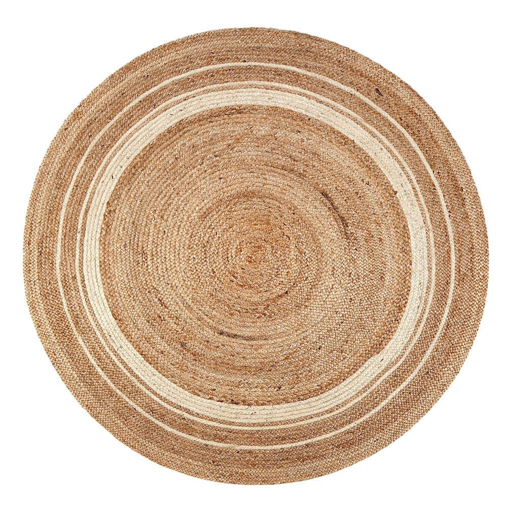 Round Ecru Sunrize Jute Rug - Sage InteriorsTREE RUGS