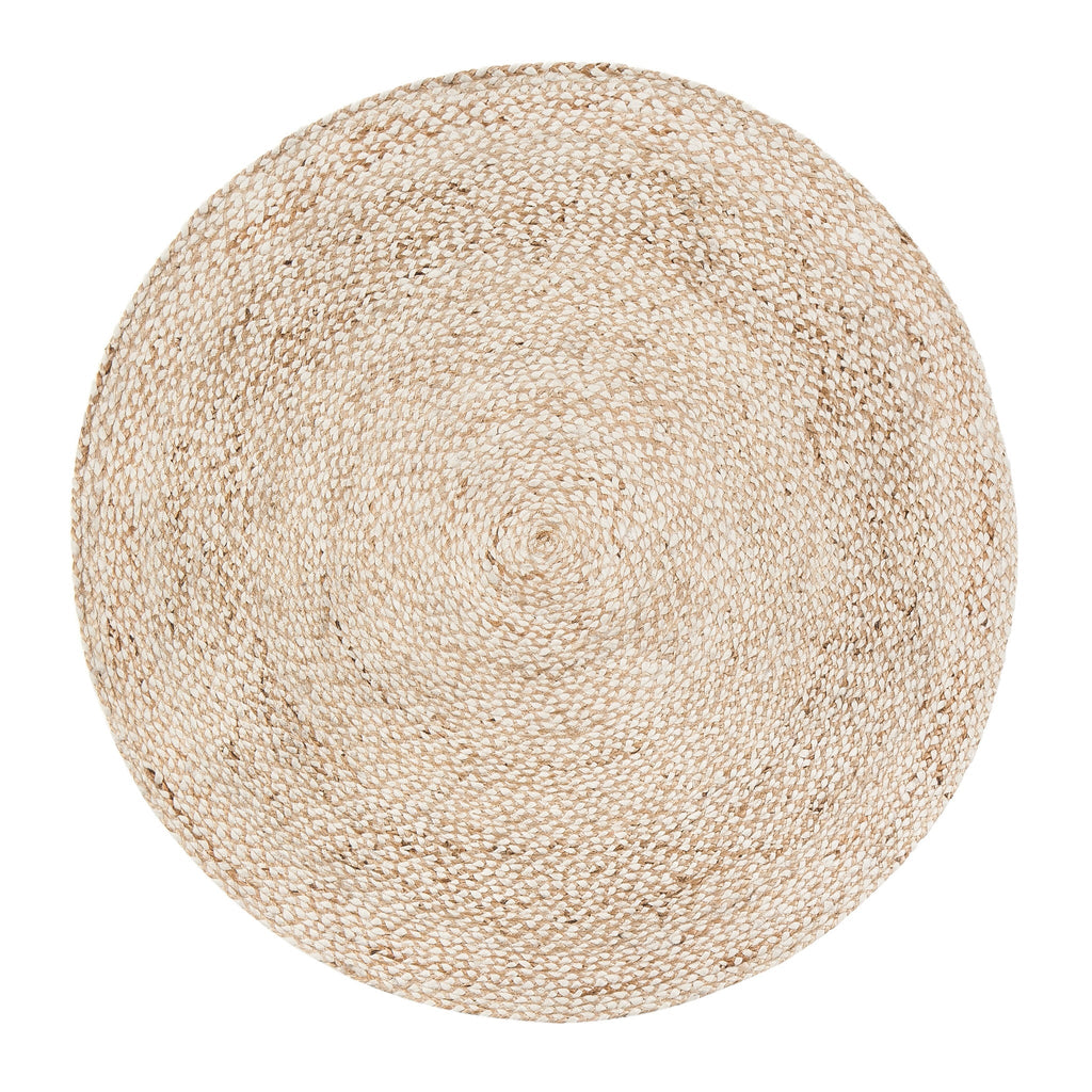 Round Moonstone Jute Rug - Sage InteriorsTREE RUGS