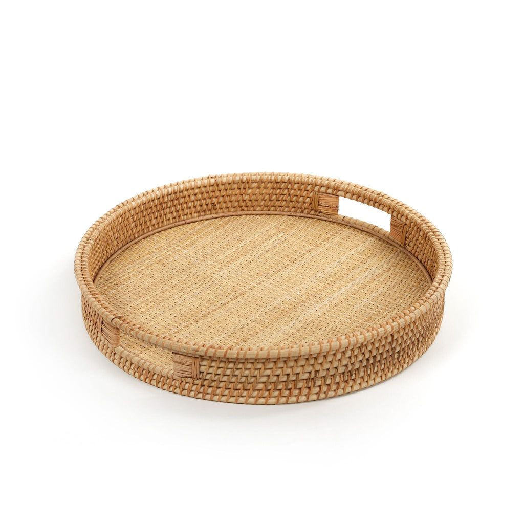 Round Rattan Nesting Tray Set of 2 - Sage InteriorsFH