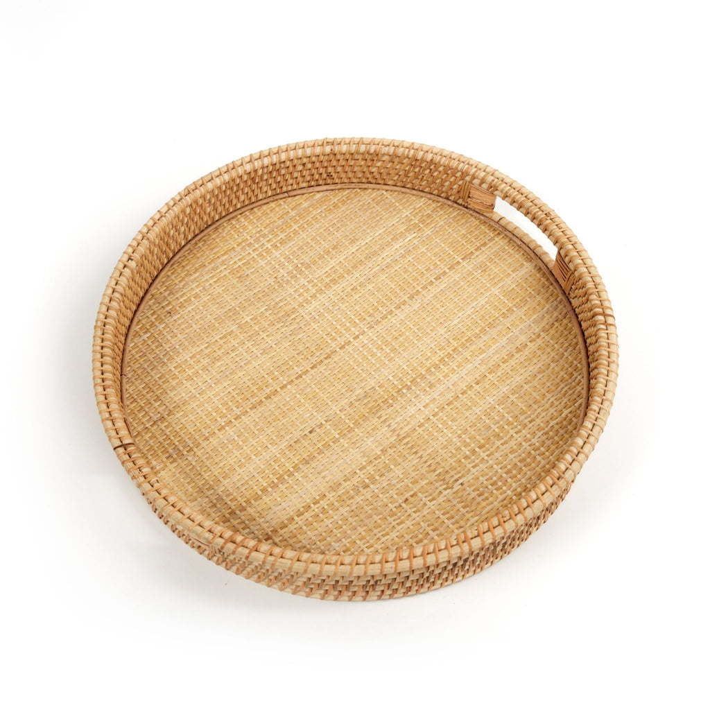 Round Rattan Nesting Tray Set of 2 - Sage InteriorsFH