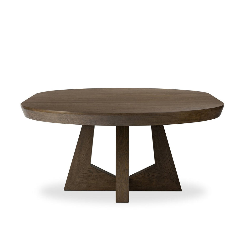 Round To Oval Double Extension Dining Table - Sage InteriorsFour Handstable