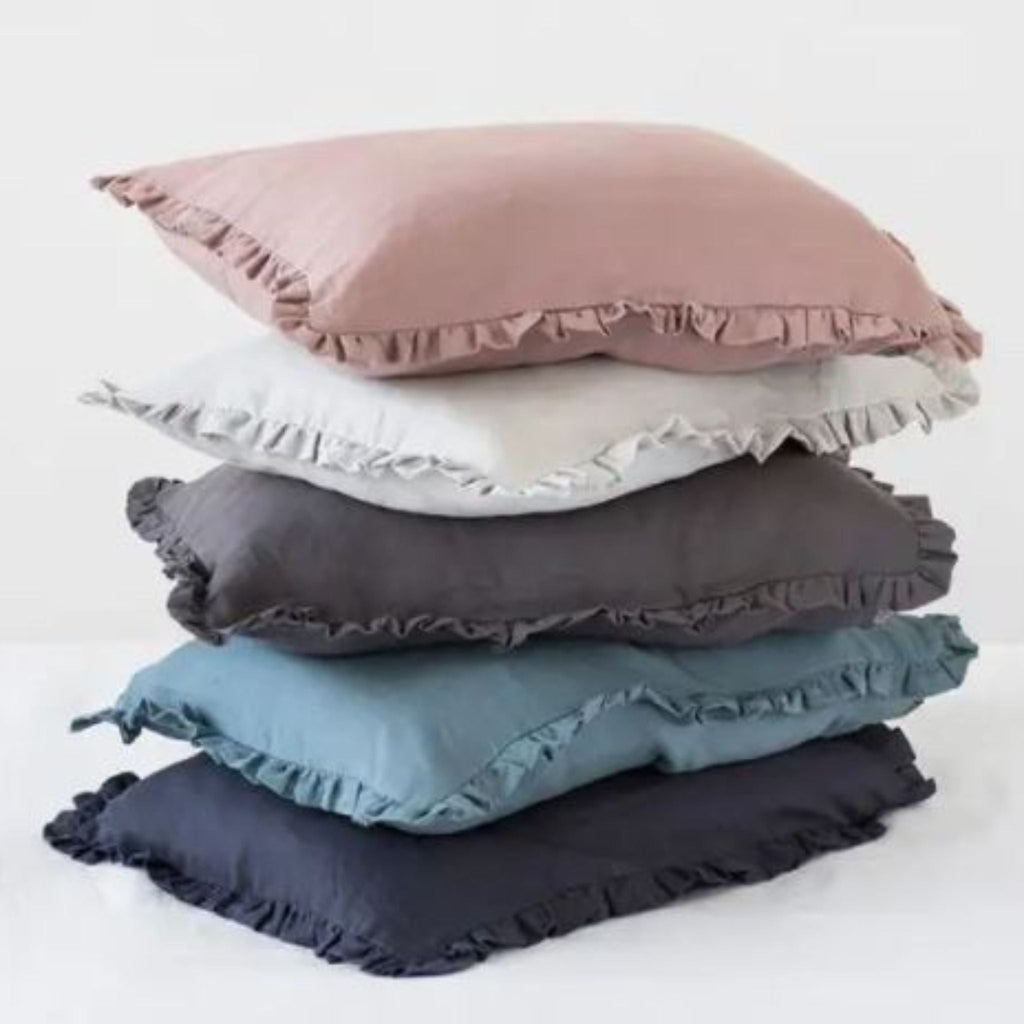 Ruffle Trim Pillowcase - Sage InteriorsMagic Linen