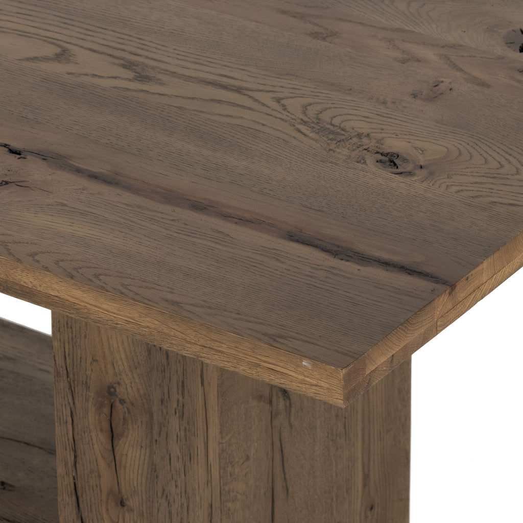 Rustic Oak Veneer Dining Table - Sage InteriorsFHDining Table