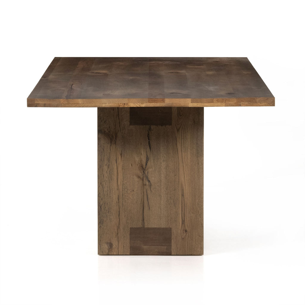 Rustic Oak Veneer Dining Table - Sage InteriorsFHDining Table