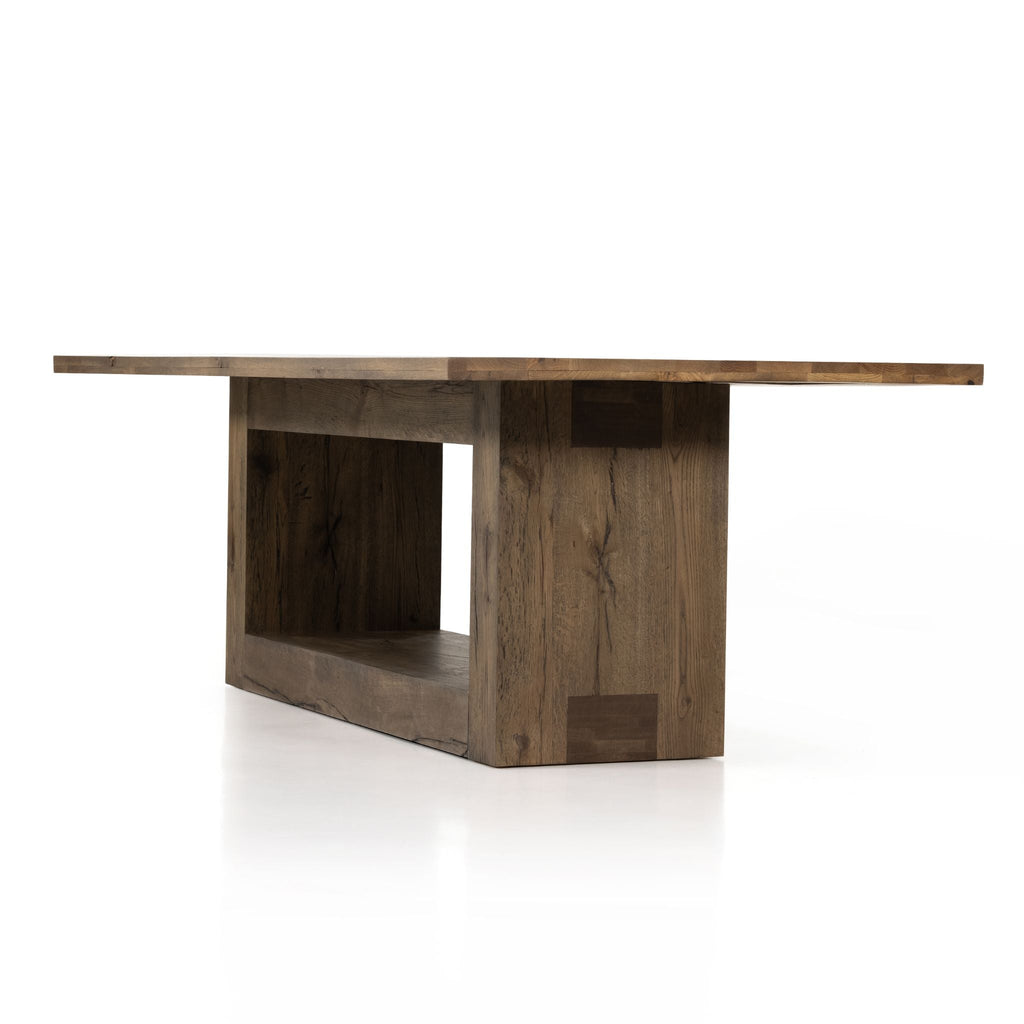 Rustic Oak Veneer Dining Table - Sage InteriorsFHDining Table