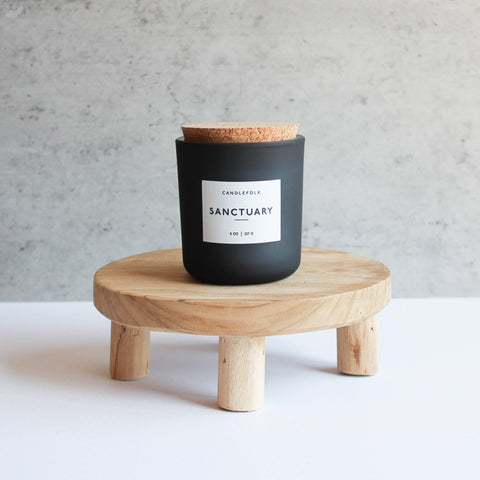 Sanctuary - Tumbler Soy Candle: 8 oz - Sage InteriorsCandlefolk