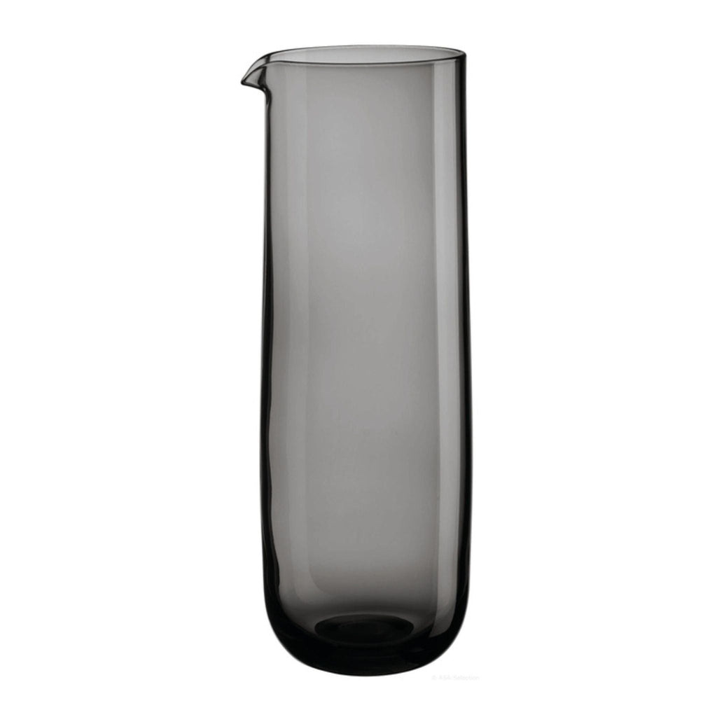 SARABI Mouth Blown Glass Carafes Cylinder, Grey - Sage InteriorsASA Selectionglassware