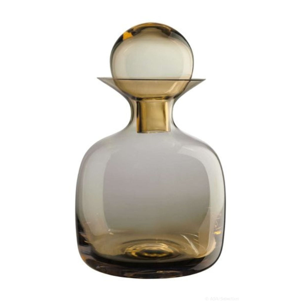 SARABI Mouth Blown Glass Carafes Square, Amber - Sage InteriorsASA Selectionglassware