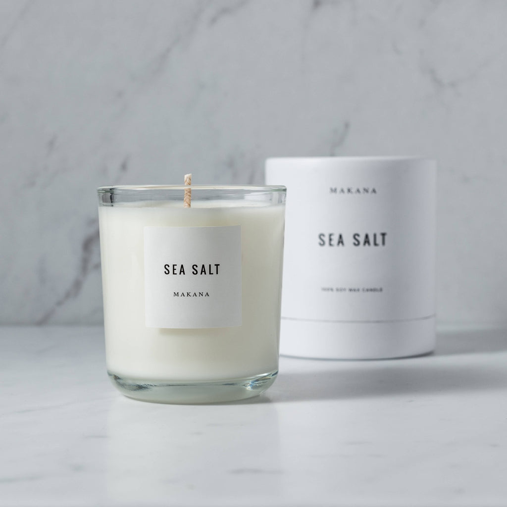 Sea Salt Classic Candle 10 oz - Sage InteriorsMakana