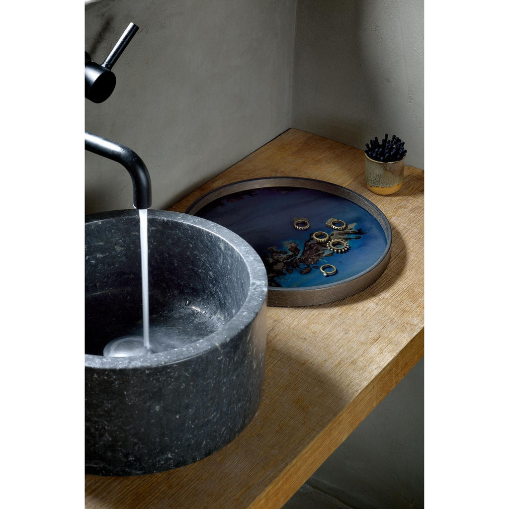 Slate Organic Glass Valet Tray - Sage InteriorsNotre Mondevalet tray