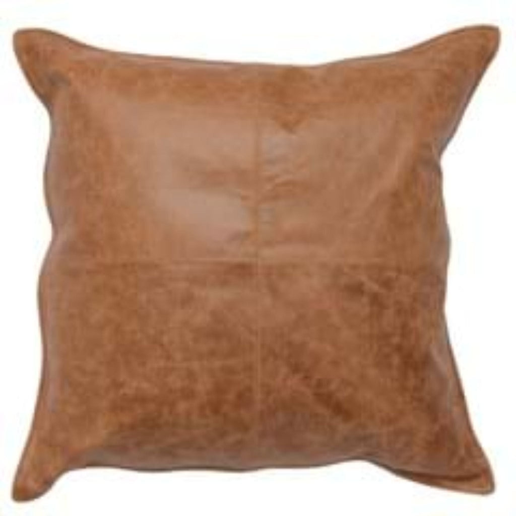 SLD Leather Dumont Chestnut Pillow 22x22 - Sage InteriorsClassic Home