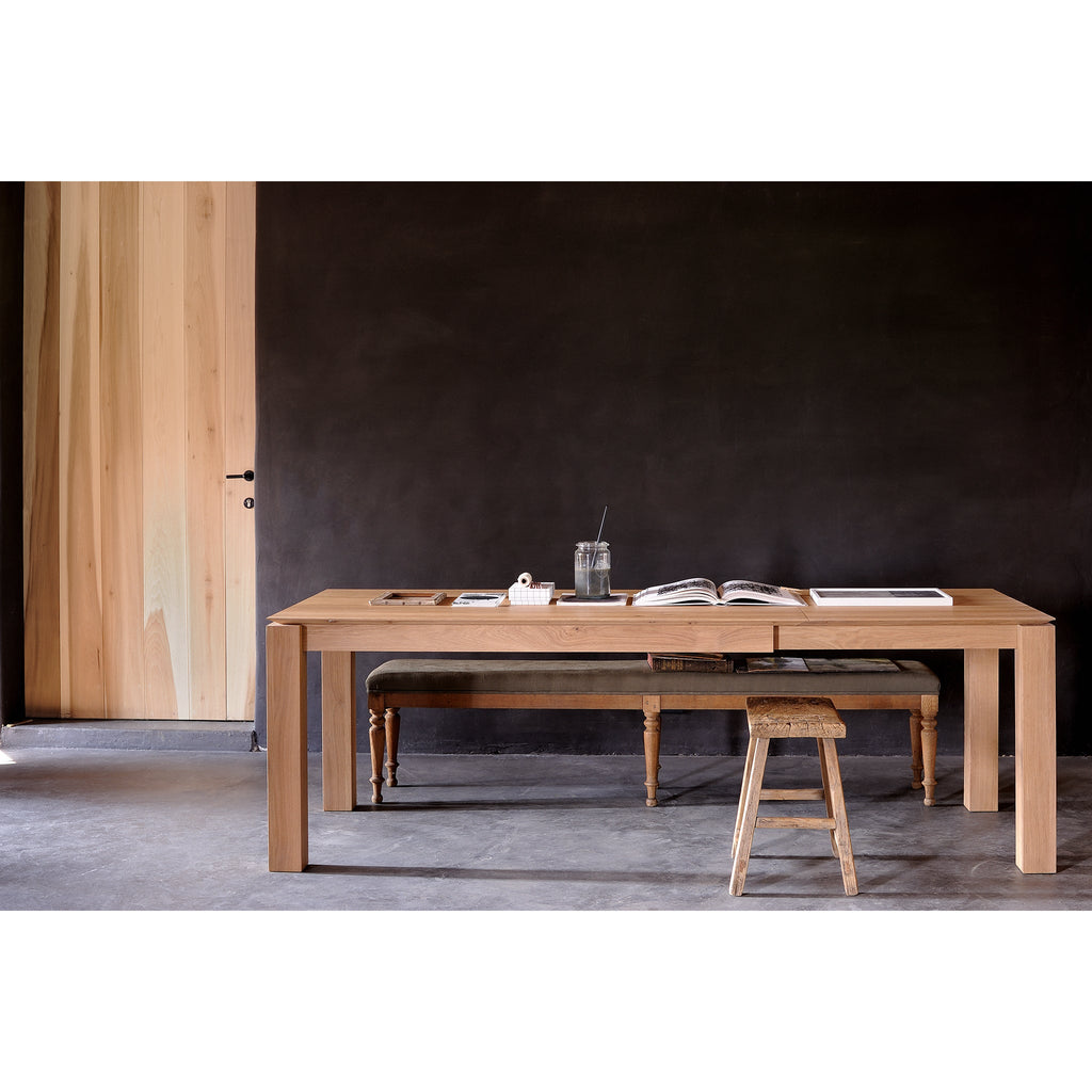 Slice Extendable Dining Table, Oak - Sage InteriorsEthnicraftDining Table