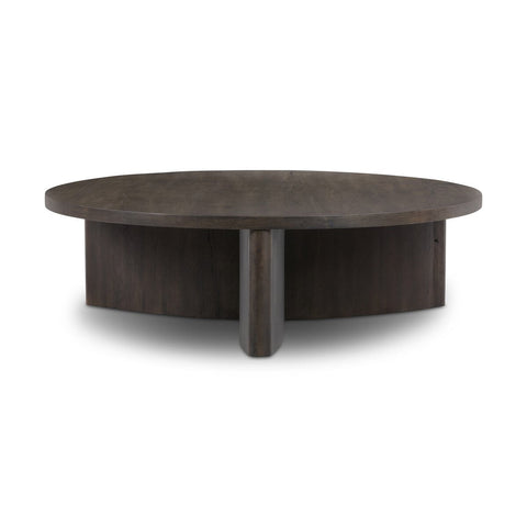 Smoked Black Circular Coffee Table - Sage InteriorsFour Handscoffee table