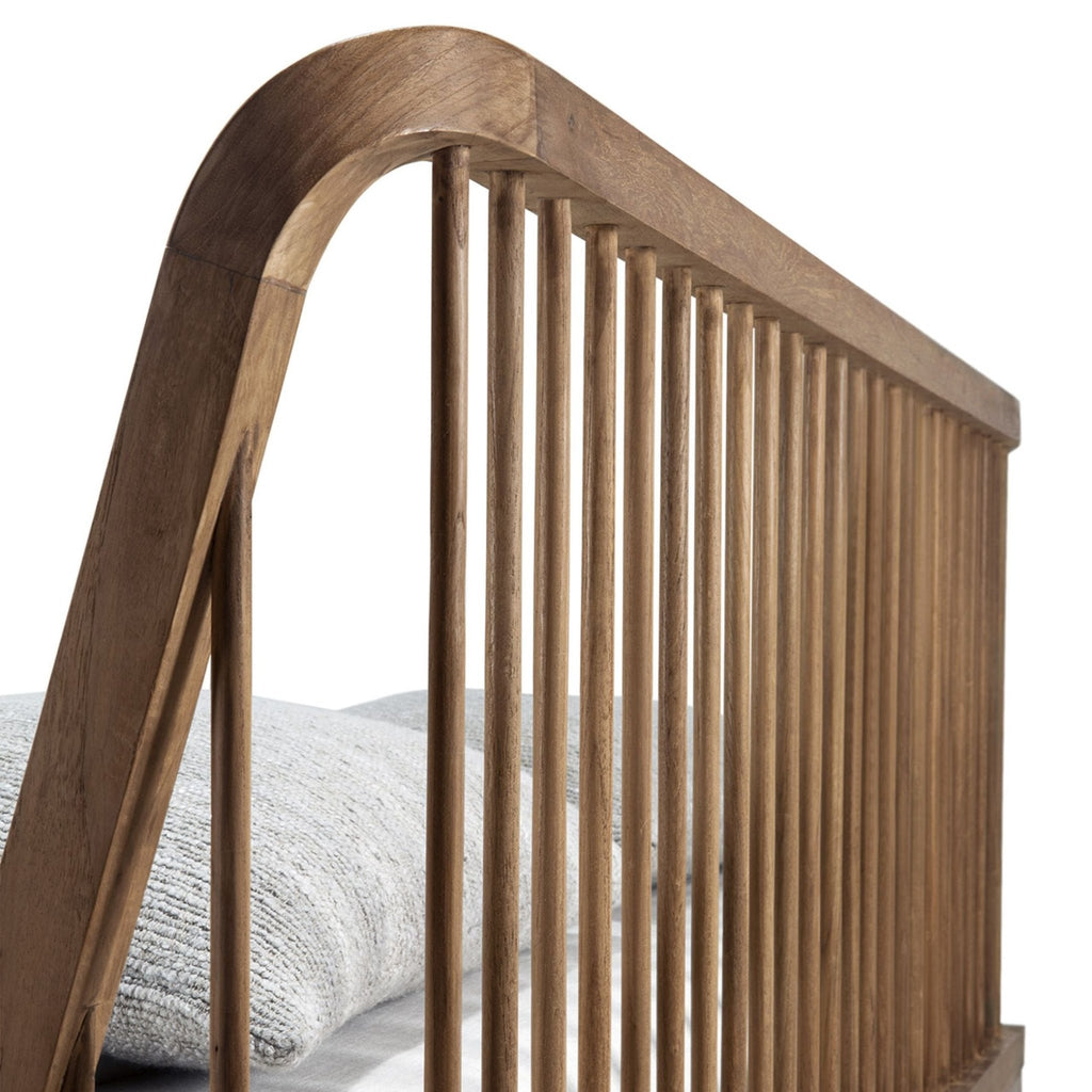 Spindle Bed, Teak - Sage Interiorsethnicraft