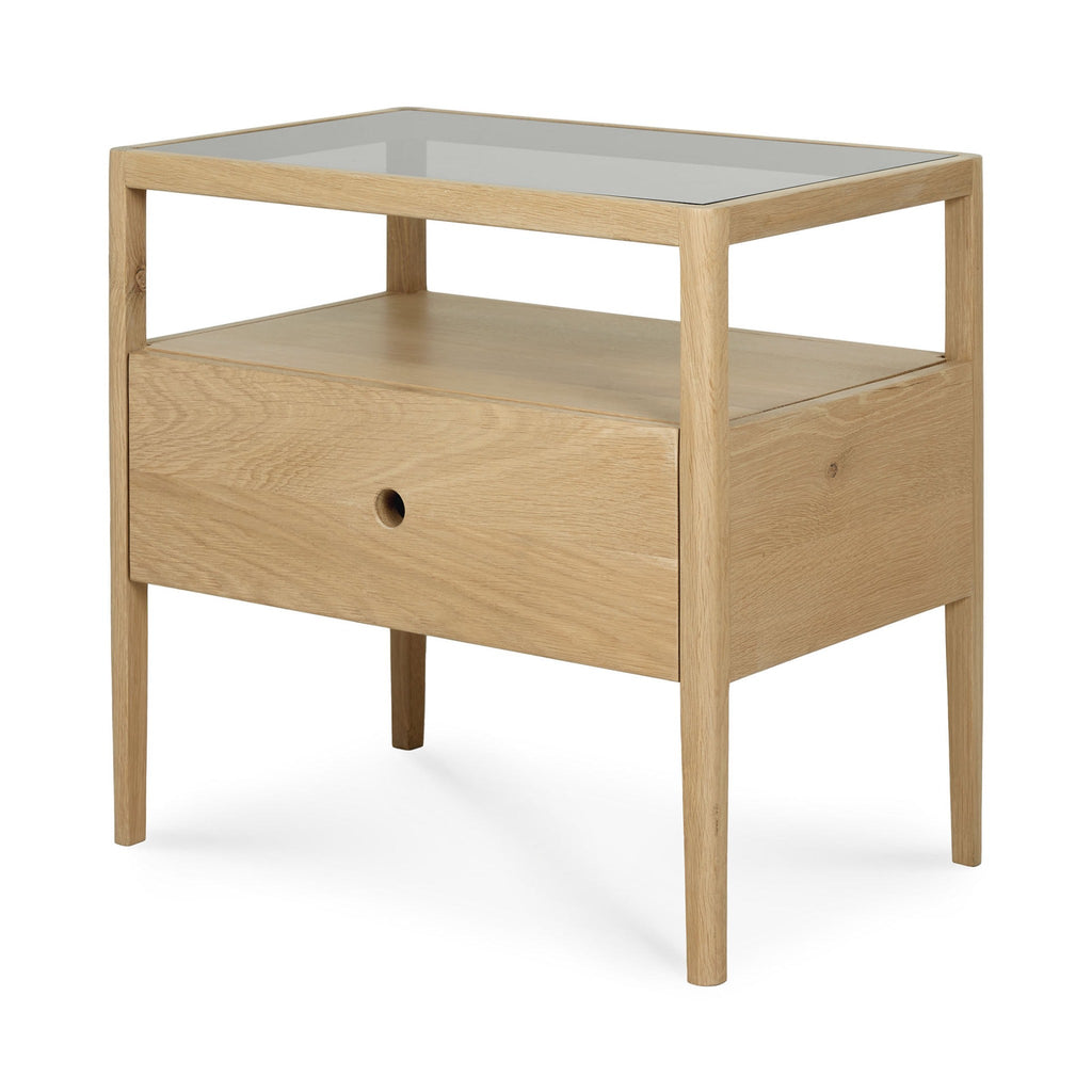 Spindle Bedside Table - Sage Interiorsethnicraft