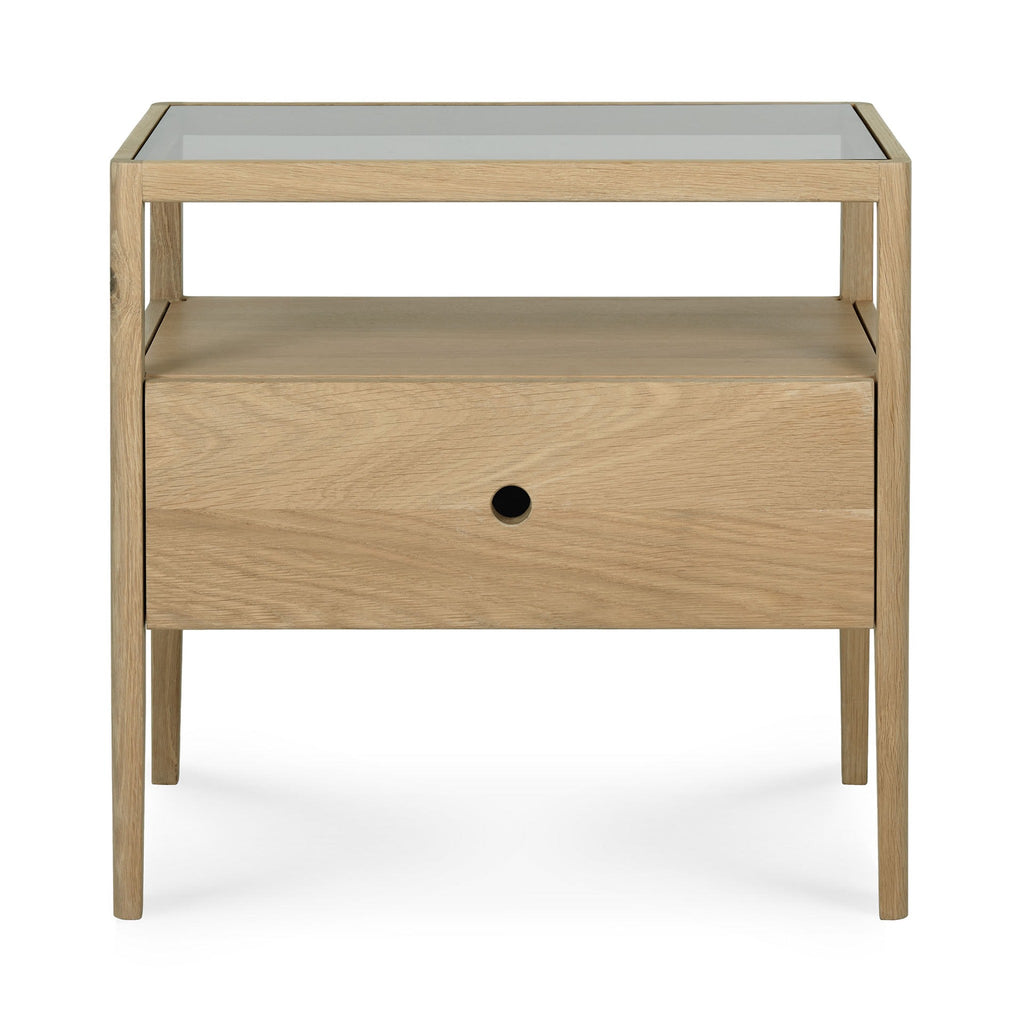 Spindle Bedside Table - Sage Interiorsethnicraft