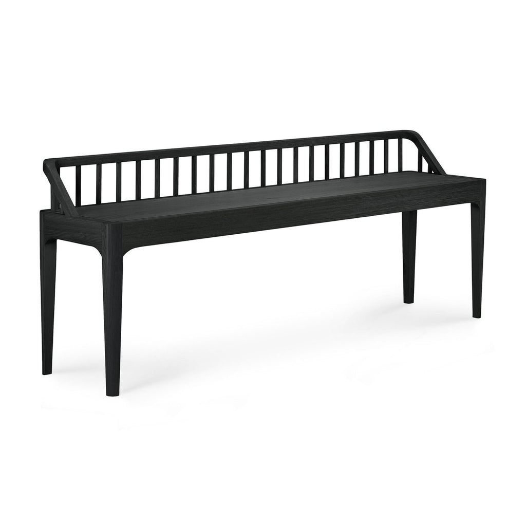 Spindle Bench, Black Oak - Sage InteriorsethnicraftBenches